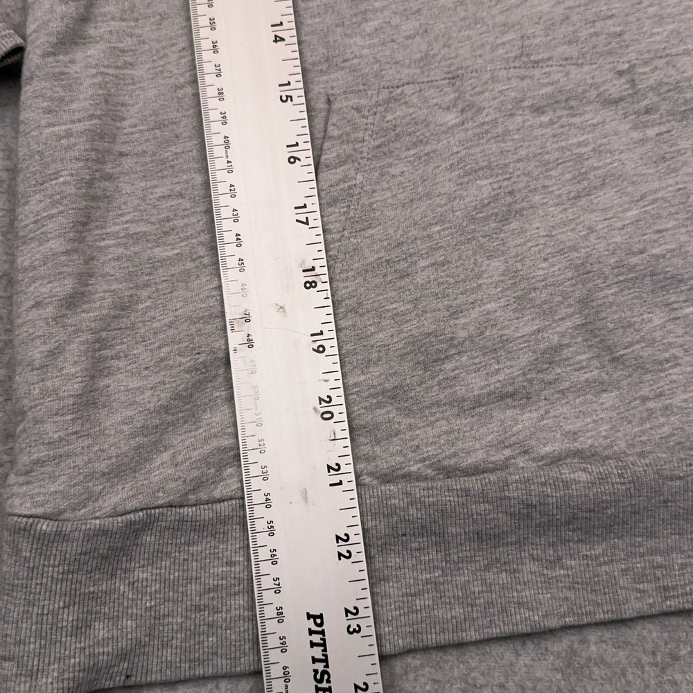 Gymshark Fleece Pullover Hoodie Women's Medium Gray Gym‎ Workout Sweatshirt - Picture 5 of 8